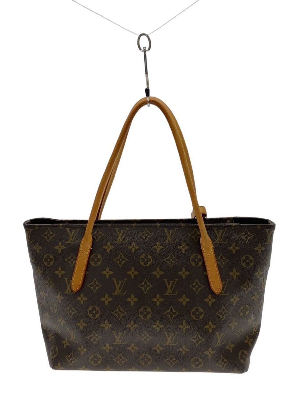 LOUIS VUITTON Raspail Monogram Canvas Leather Brown All over